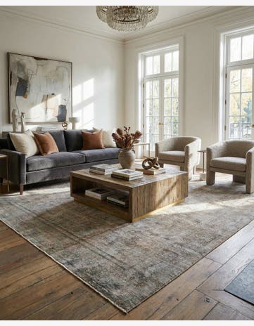 9' 9 x 12' 9 Hand Knotted Ultra Vintage Persian Wool Rug