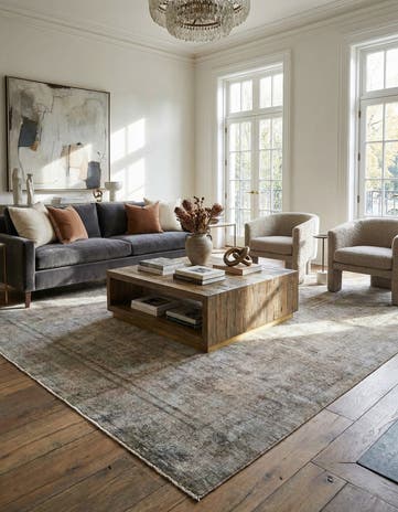 9' 9 x 12' 9 Hand Knotted Ultra Vintage Persian Wool Rug