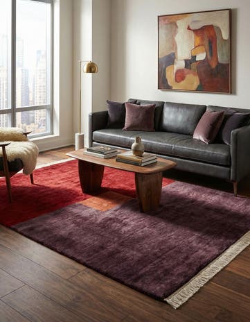 5' 3 x 8' 4 Hand Knotted Kashkuli Gabbeh Wool Rug