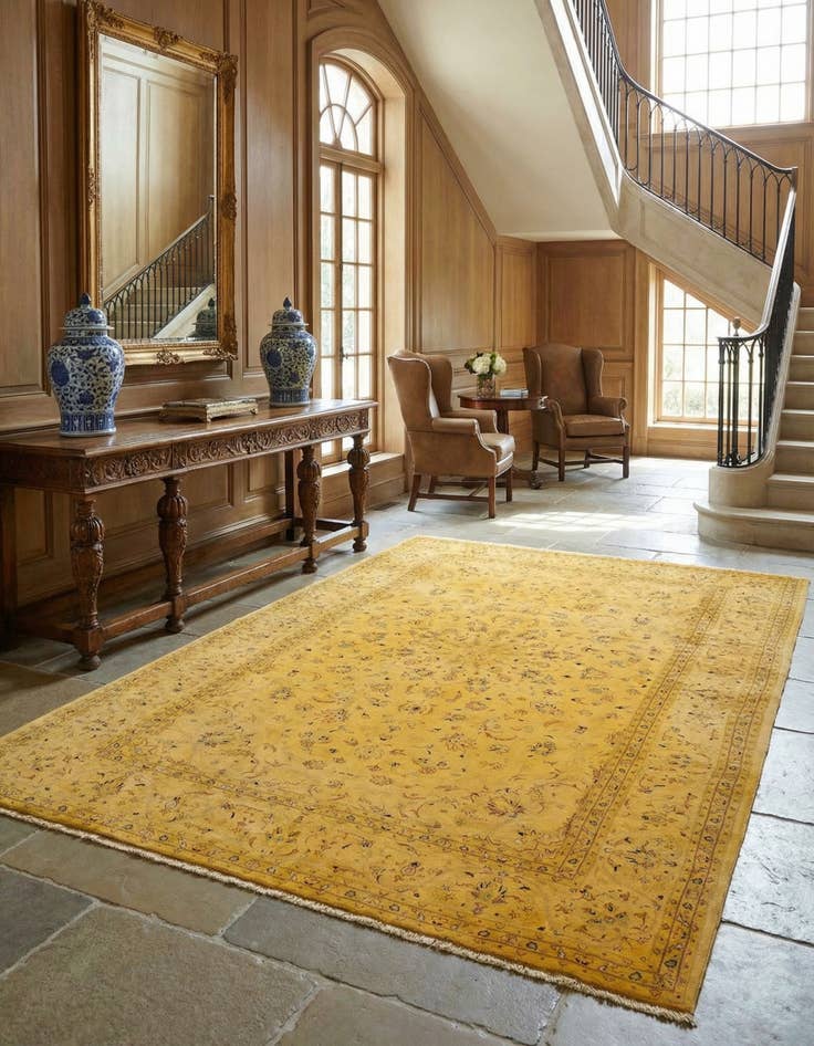 Detail image of  7' 10 x 11' 8 Tabriz Rug