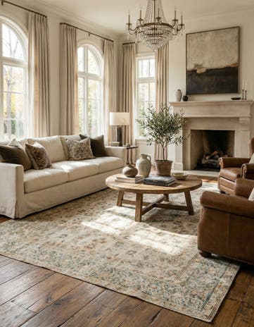 9' 5 x 13' Hand Knotted Ultra Vintage Persian Wool Rug