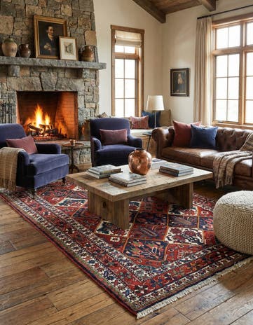 5' 2 x 6' 7 Bachtiar Wool Rug