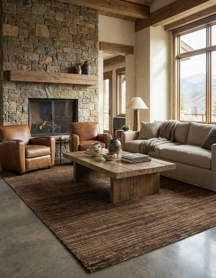 Detail image of 5' x 6' 9 Juma Wool Rug