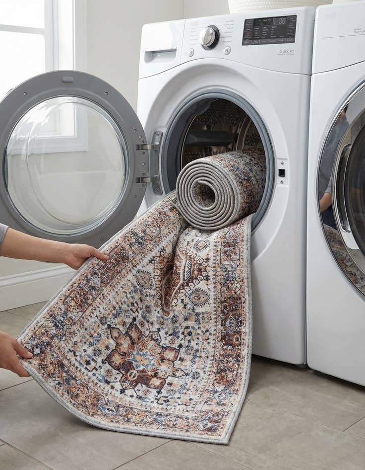 Detail image of 2' 7 x 13' 1  Washable Yara Runner Rug