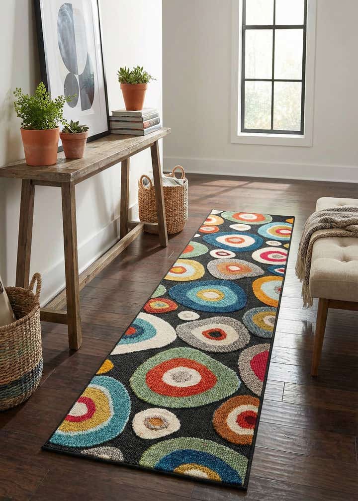 2' x 8' Easy-Clean Casablanca Indoor / Outdoor Runner Rug