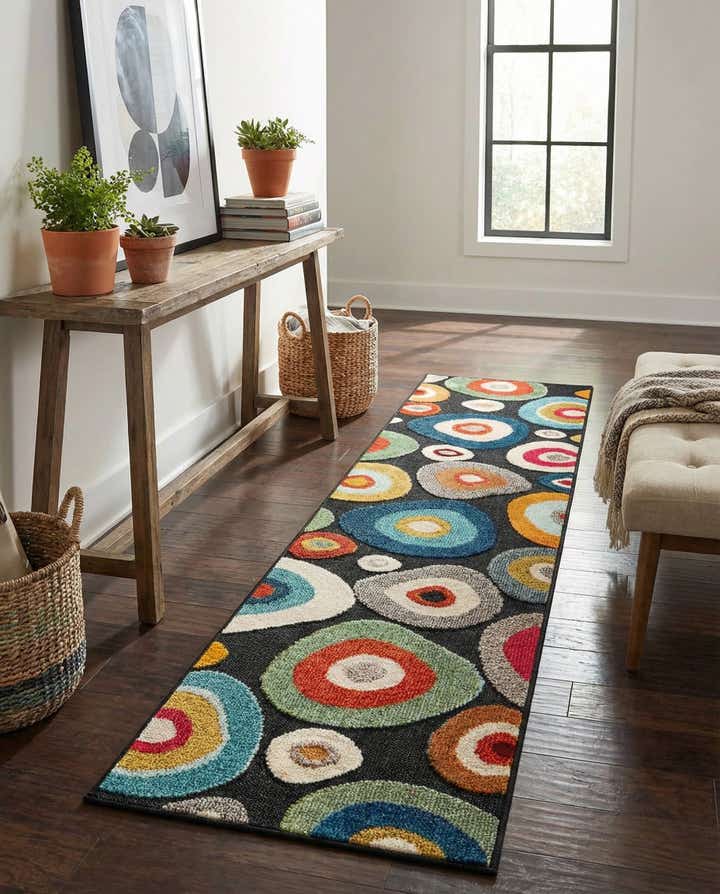 2' x 8' Easy-Clean Casablanca Indoor / Outdoor Runner Rug