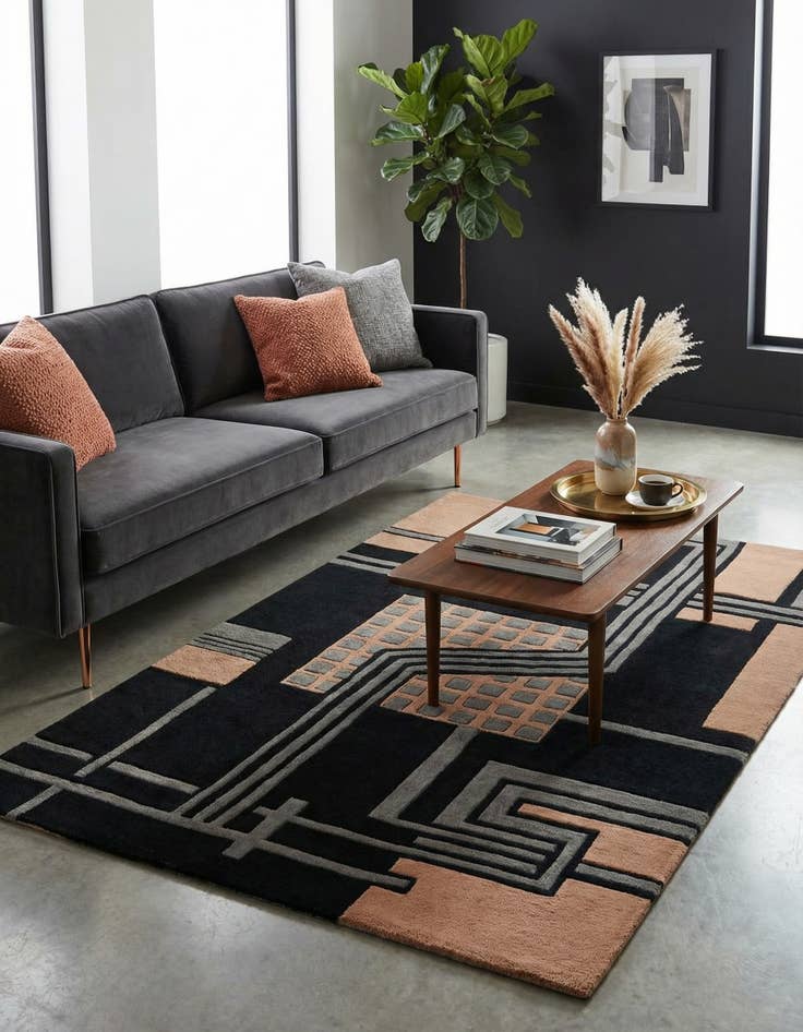 Detail image of 5' 1 x 7' 11 Luna Rug