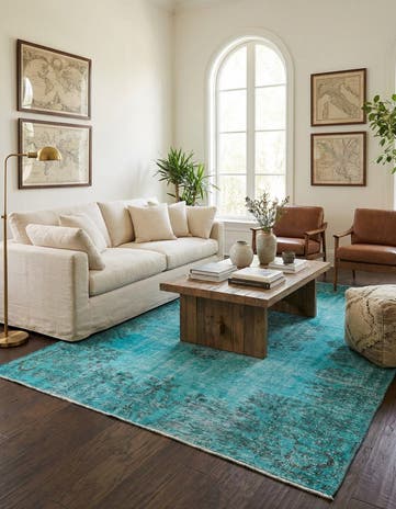 5' 11 x 8' 6 Ultra Vintage Wool Rug