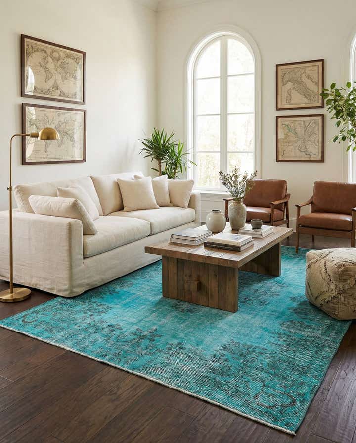 5' 11 x 8' 6 Ultra Vintage Wool Rug