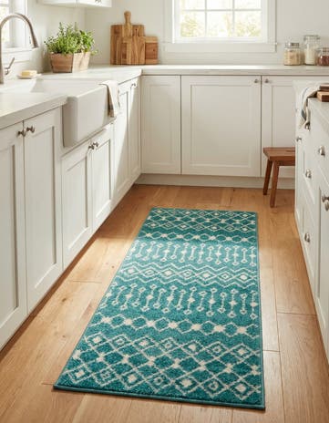 2' x 5' Moroccan Trellis Runner Rug