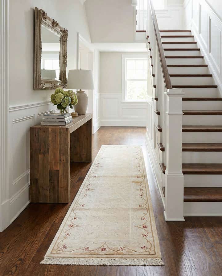 2' 9 x 9' 7 Hand Knotted Darya Wool Runner Rug
