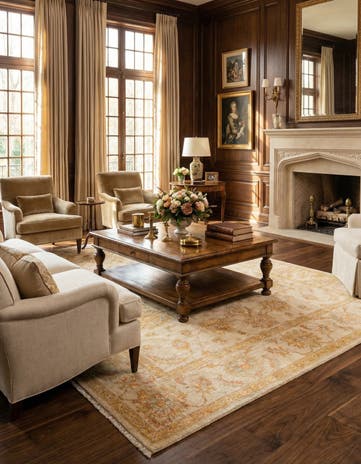 6' 8 x 8' 8 Ziegler Wool Rug