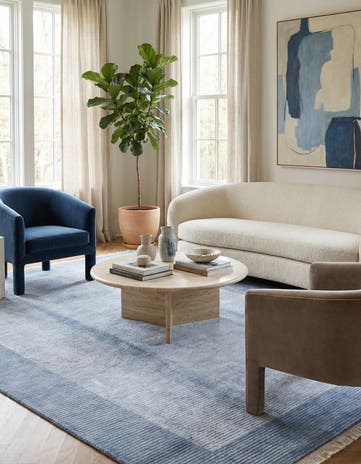 6' 5 x 10' Hand Knotted Darya Wool Rug