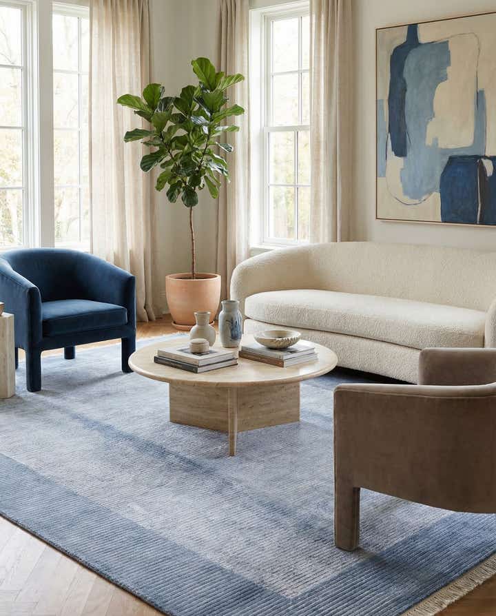 6' 5 x 10' Hand Knotted Darya Wool Rug