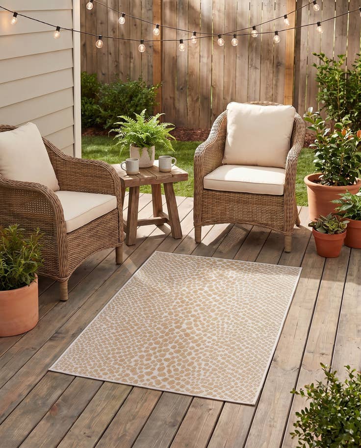 Detail image of 3' x 5' 3 Easy-Clean Jill Zarin Cape Town Indoor / Outdoor Rug