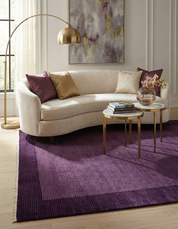 Detail image of 7' 11 x 9' 9  Hand Knotted Darya Wool Rug