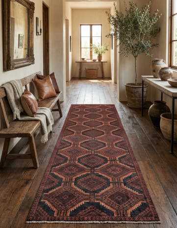 2' 4 x 6' 10 Hamedan Runner Rug