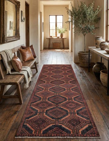 2' 4 x 6' 10 Hamedan Runner Rug