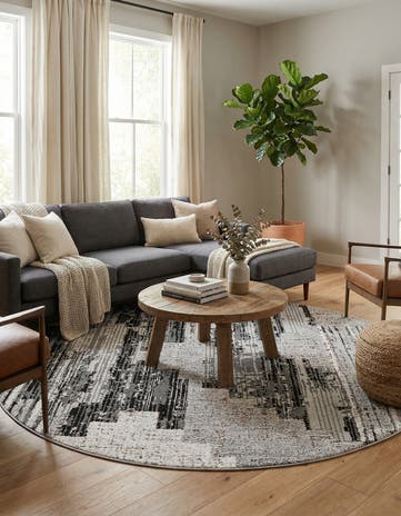 7' x 7' Cherokee Round Rug