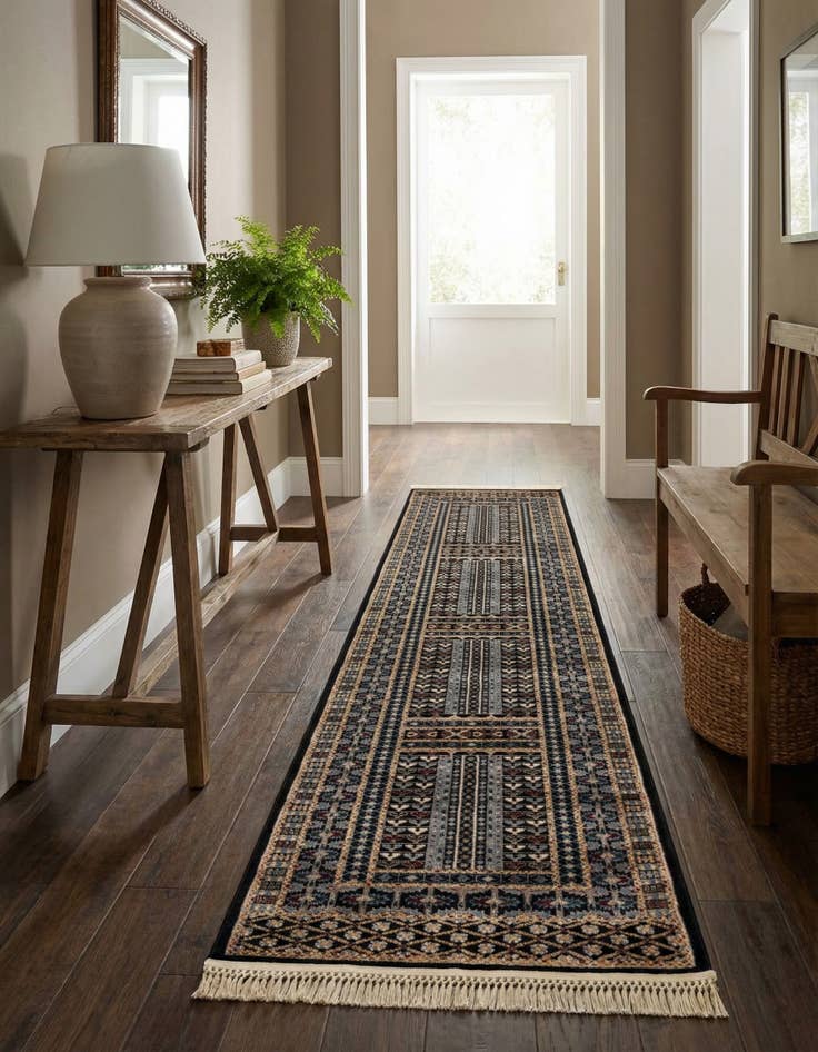 Detail image of 2' 7 x 10' Bokhara Runner Rug