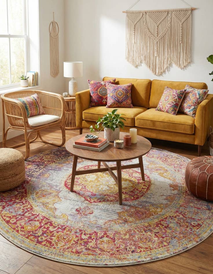 Detail image of 8' x 8' Havana Round Rug