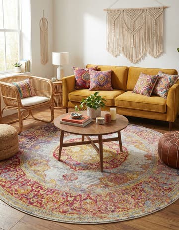 Santiago Round Rug