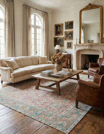 9' 9 x 13' 1 Hand Knotted Ultra Vintage Persian Wool Rug