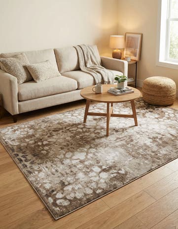 Brown Monte Carlo Rug