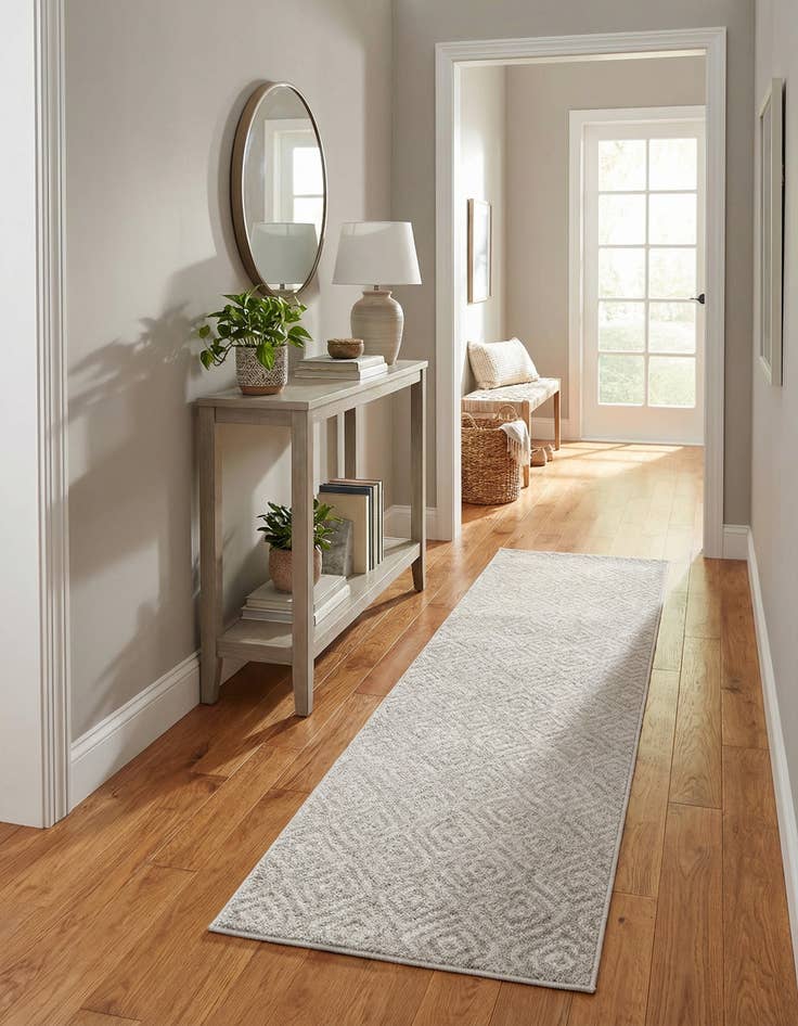 Detail image of 2' x 8'  Washable Sabrina Soto Indoor / Outdoor Runner Rug