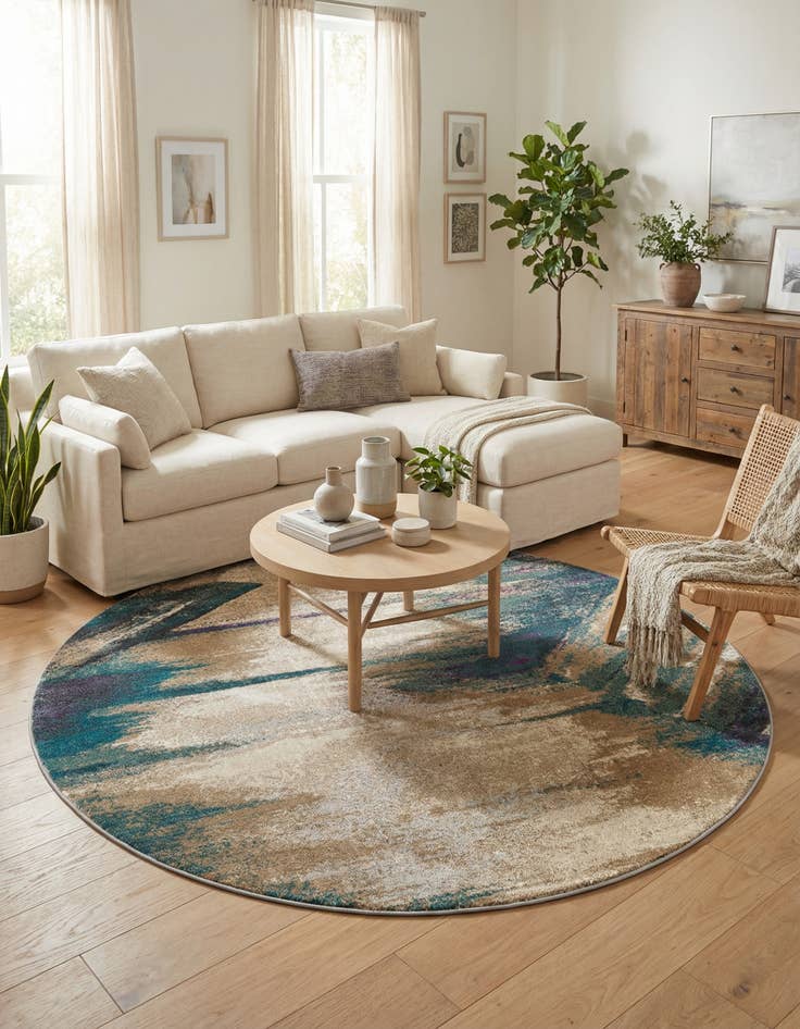 Detail image of  8' x 8' Delilah Round Rug