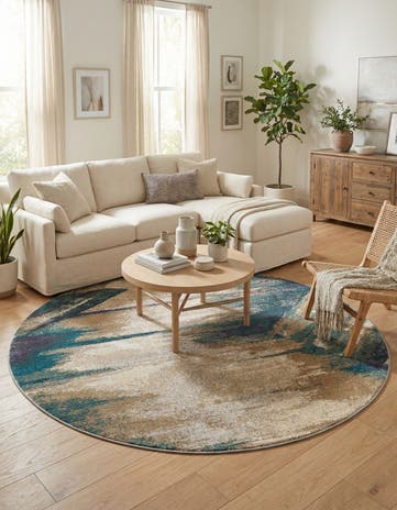 8' x 8' Aria Round Rug