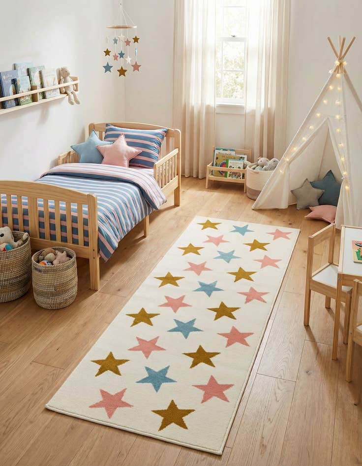 Detail image of 2' x 5' Whimsy Kids Runner Rug