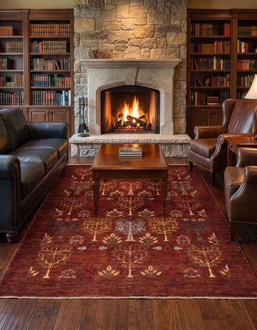5' 1 x 6' 9 Hand Knotted Ariana Ziegler Rug