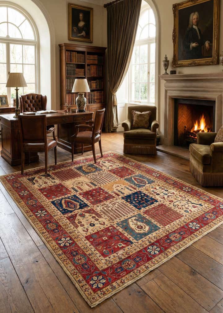 8' 3 x 9' 8 Hand Knotted Ariana Ziegler Oriental Rug