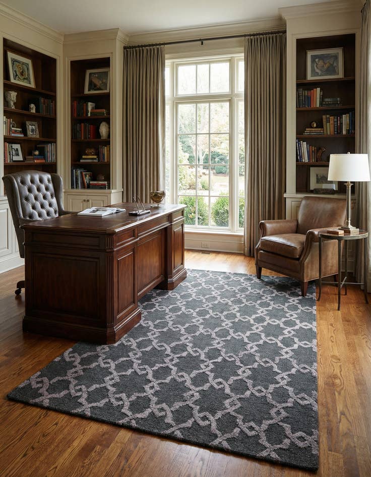 Detail image of 5' 9 x 8' 10 Hand Knotted Luna Rug