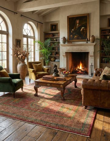 6' 10 x 9' 10 Hand Knotted Amina Rug
