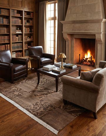 5' 9 x 7' 10 Hand Knotted Darya Wool Rug