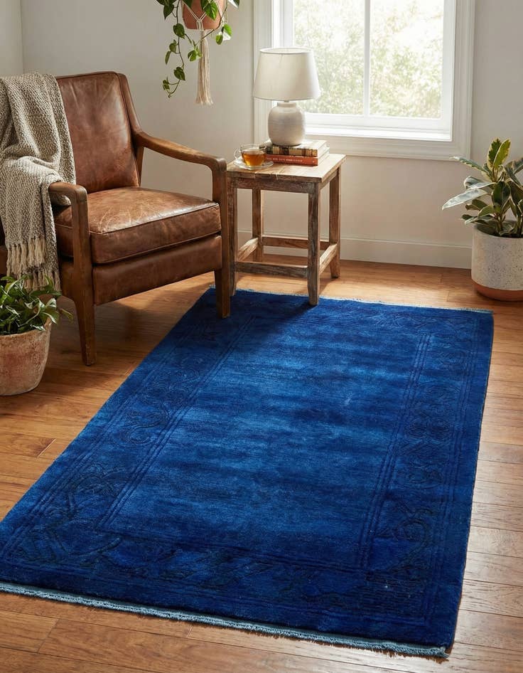 Detail image of 3' 1 x 5' 5 Hand Knotted Nepal Wool Rug
