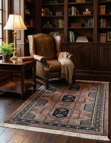 3' 1 x 4' 10 Hand Knotted Bokhara Rug