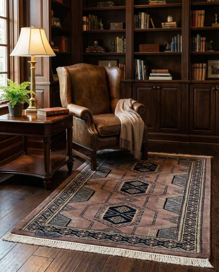 3' 1 x 4' 10 Hand Knotted Bokhara Rug