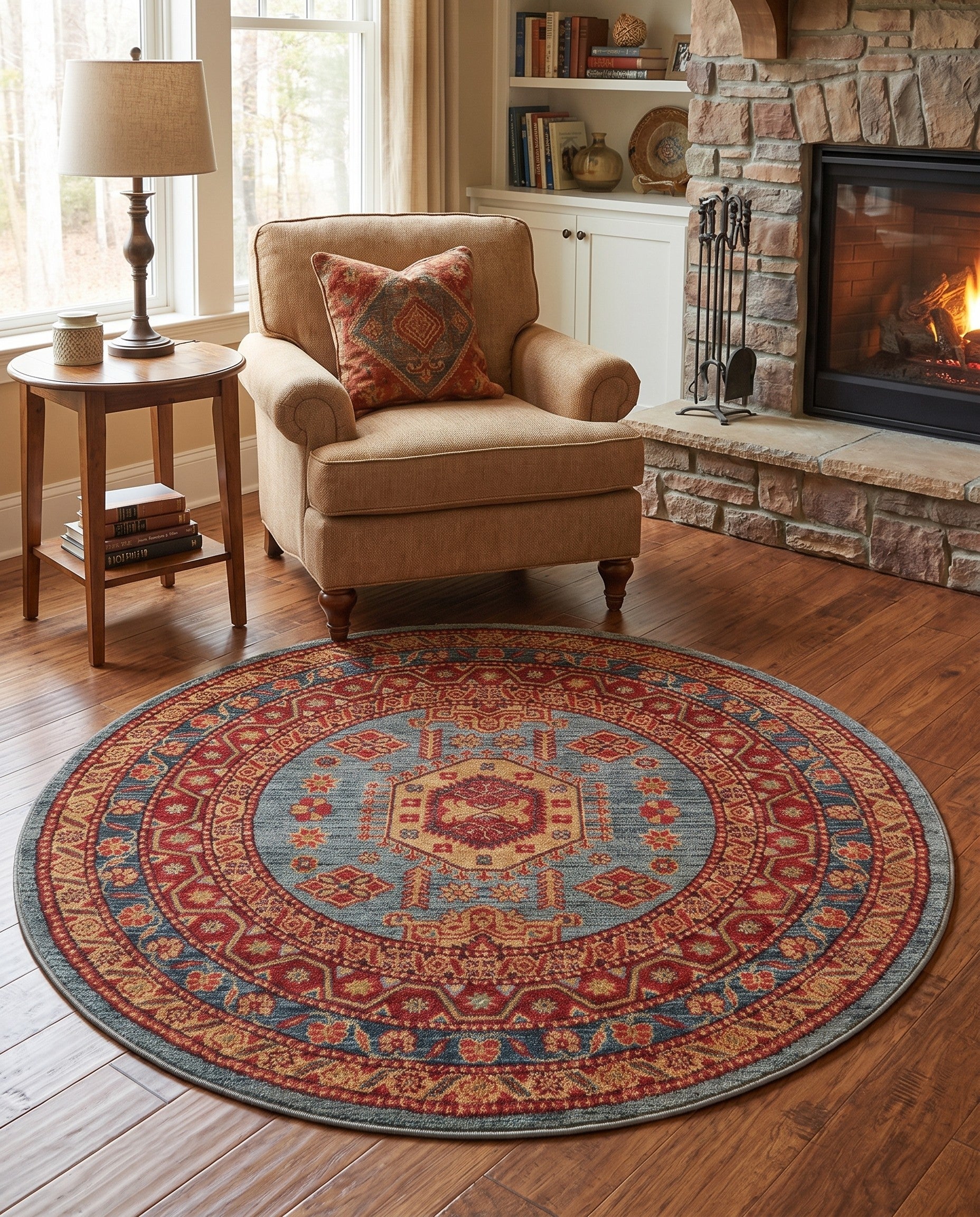 5' x 5' Sara Round Rug