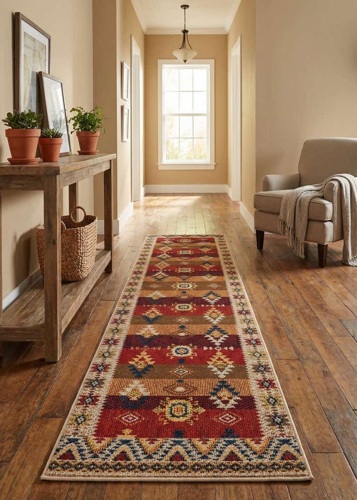 2' 7 x 10' Easy-Clean Baja Indoor / Outdoor Runner Rug