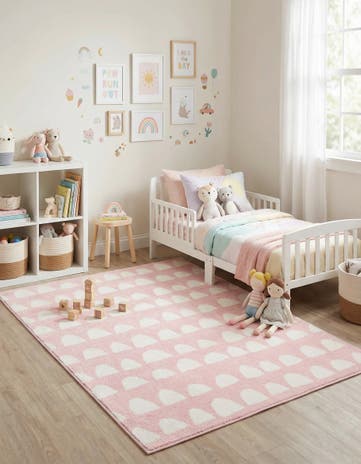 Pink Whimsy Kids Rug
