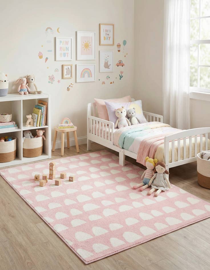 Detail image of 4' x 6' Whimsy Kids Rug