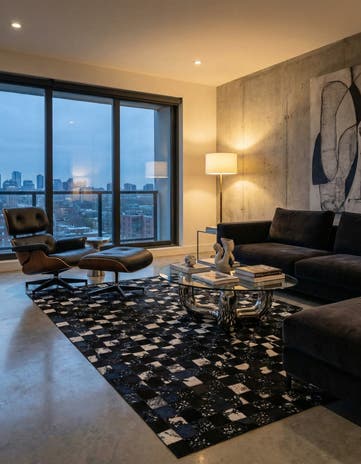5' x 7' 11 Cowhide - Patchwork Rug