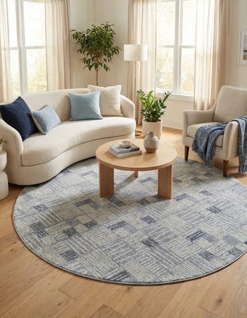 7' 10 x 7' 10 Hanahan Round Rug