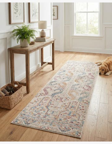 Ivory Deepa Runner Rug