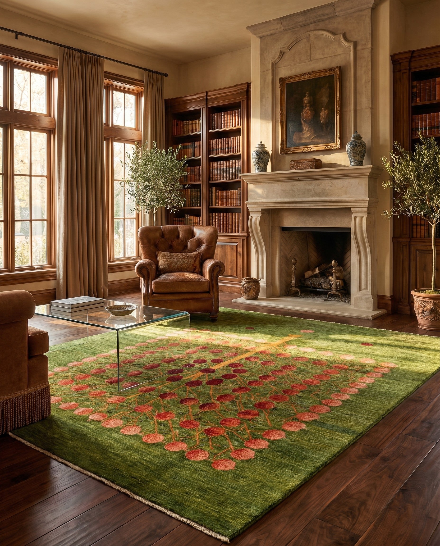 6' 5 x 9' 7 Kashkuli Wool Rug