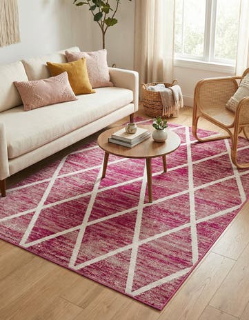 Magenta Starlight Rug