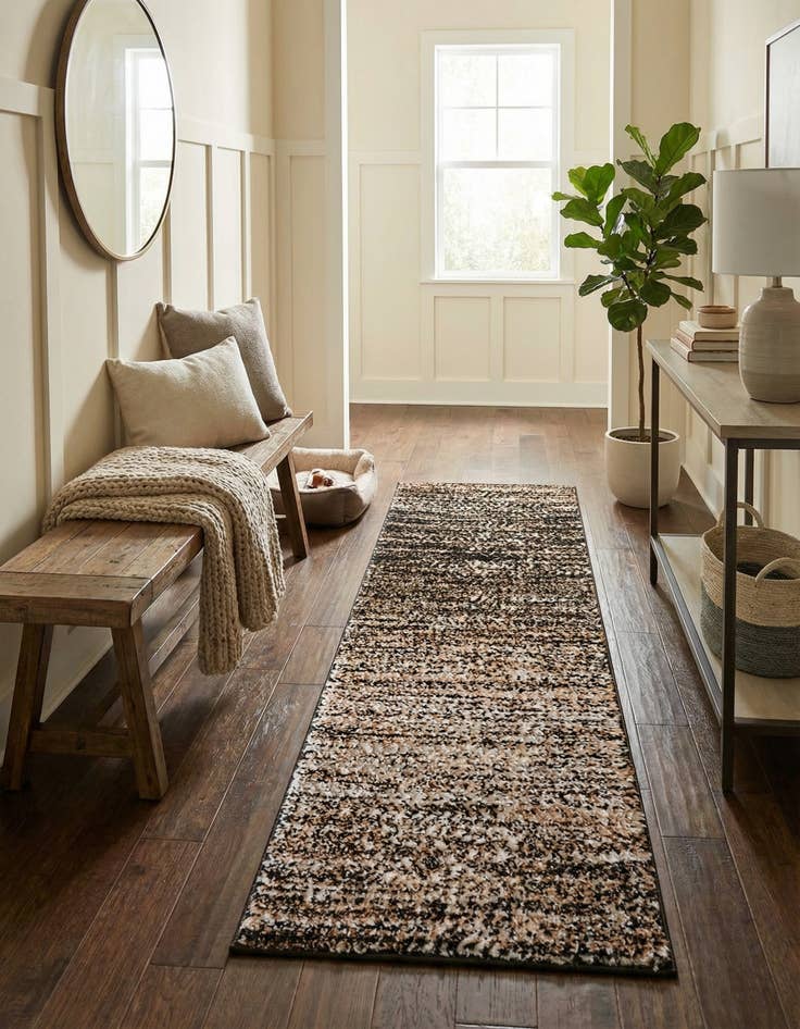 Detail image of 2' x 6' Sepia Runner Rug